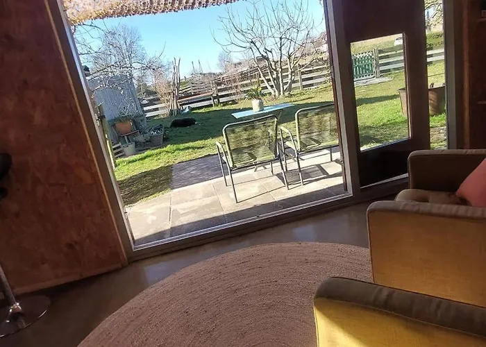 Nyaraló Hut-spot, Comfortabel Houten Tuinhuis *